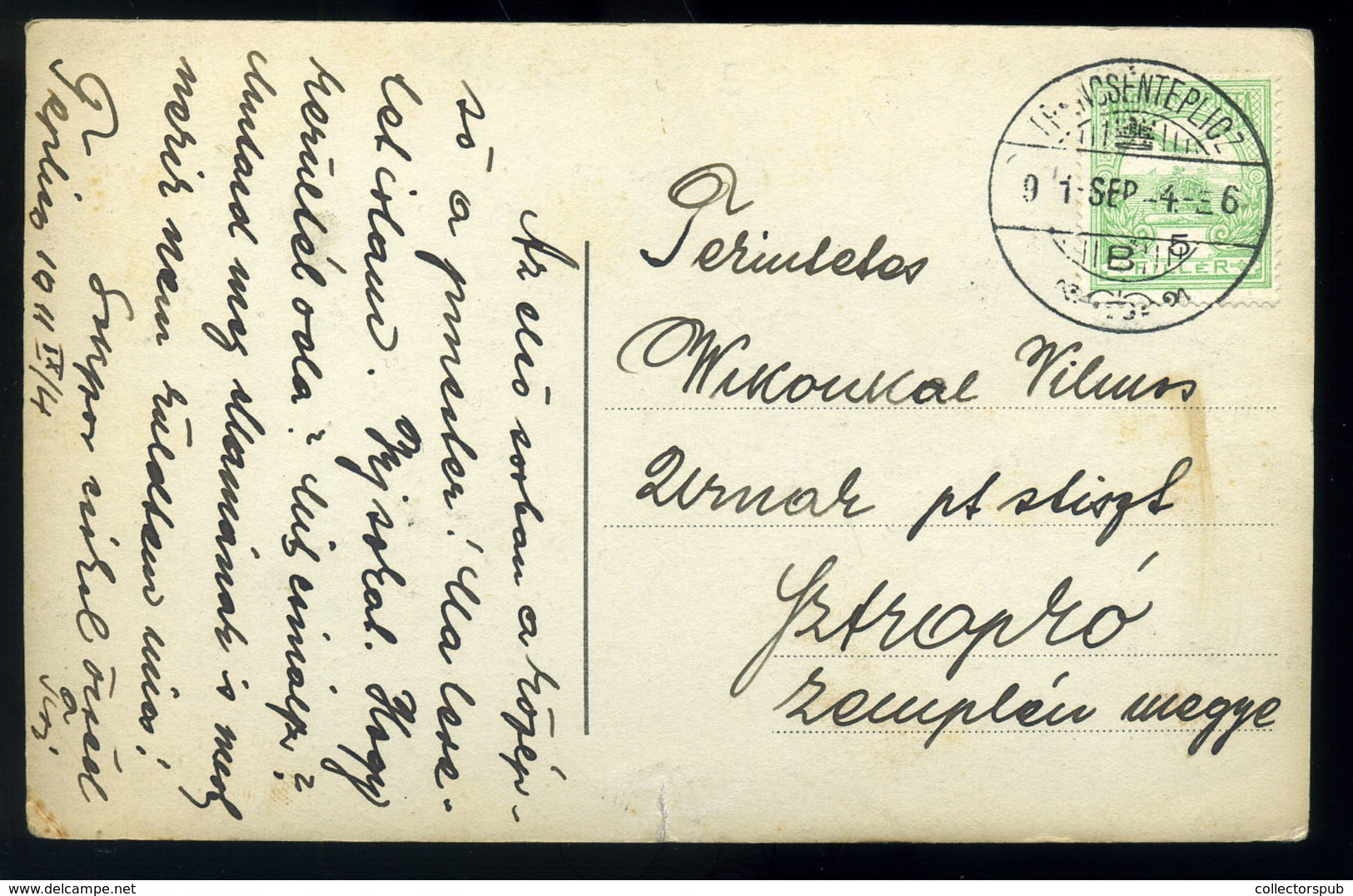 TRENCSÉNTEPLIC 1911. Postások,  Régi Képeslap  /  Postmen Vintage Pic. P.card - Hongrie