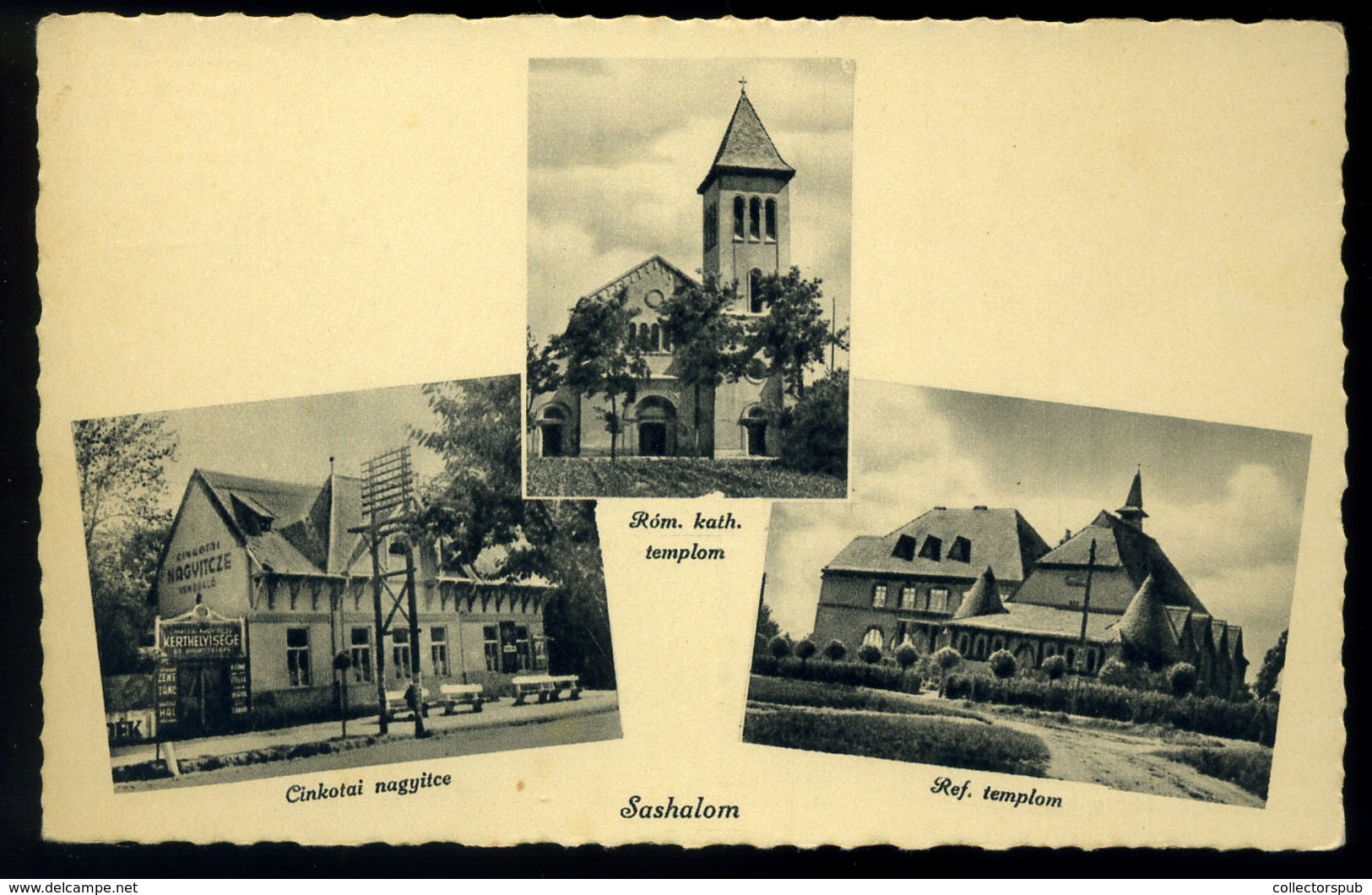 SASHALOM 1939. Régi Képeslap  /  Vintage Pic. P.card - Ungarn