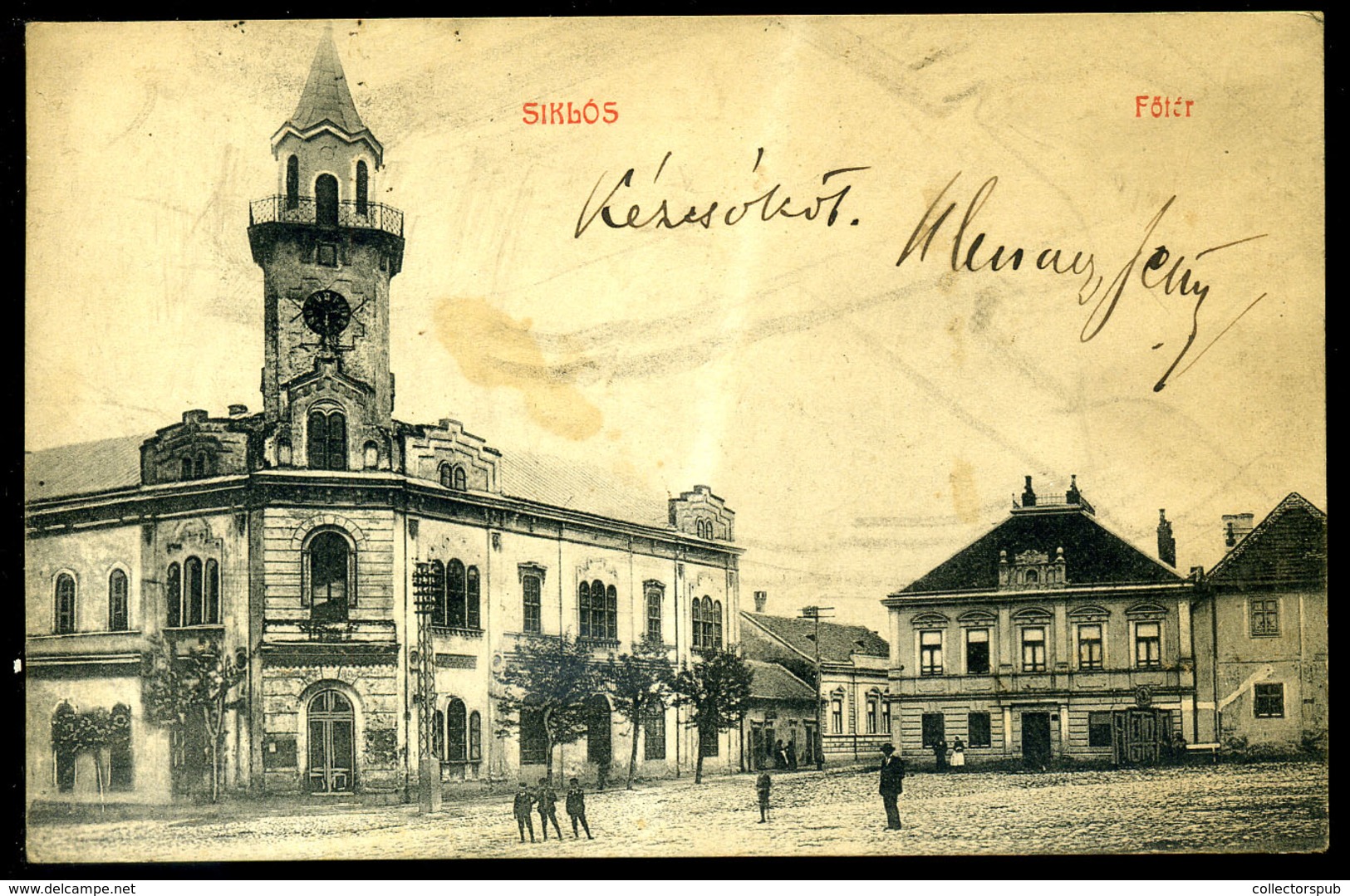 SIKLÓS 1913. Régi Képeslap - Ungarn