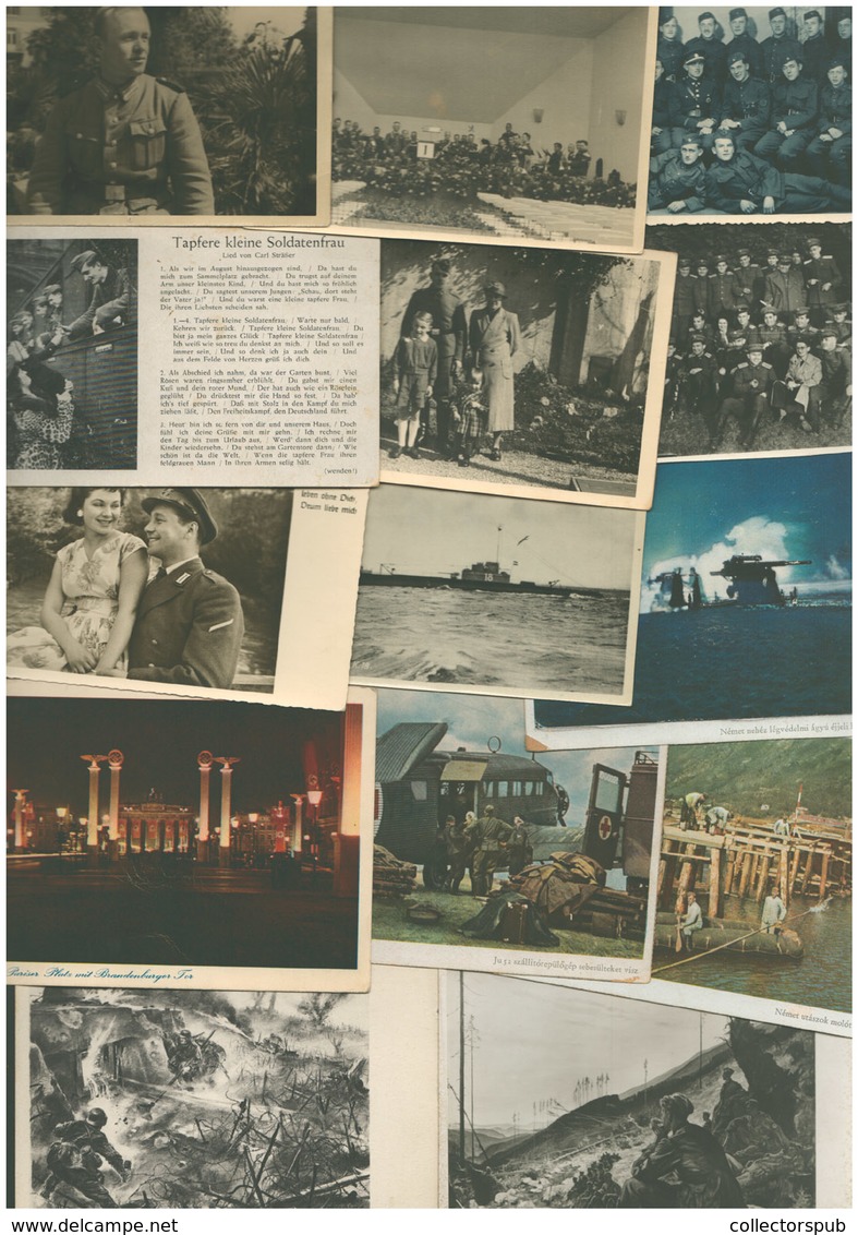 NÉMETORSZÁG  II.VH. TÉTEL 23 Db Képeslap (jó Minőség)  /  GERMANY WW II. BUNDLE 32 Vintage Pic. P.cards Good Cond. - Collections & Lots