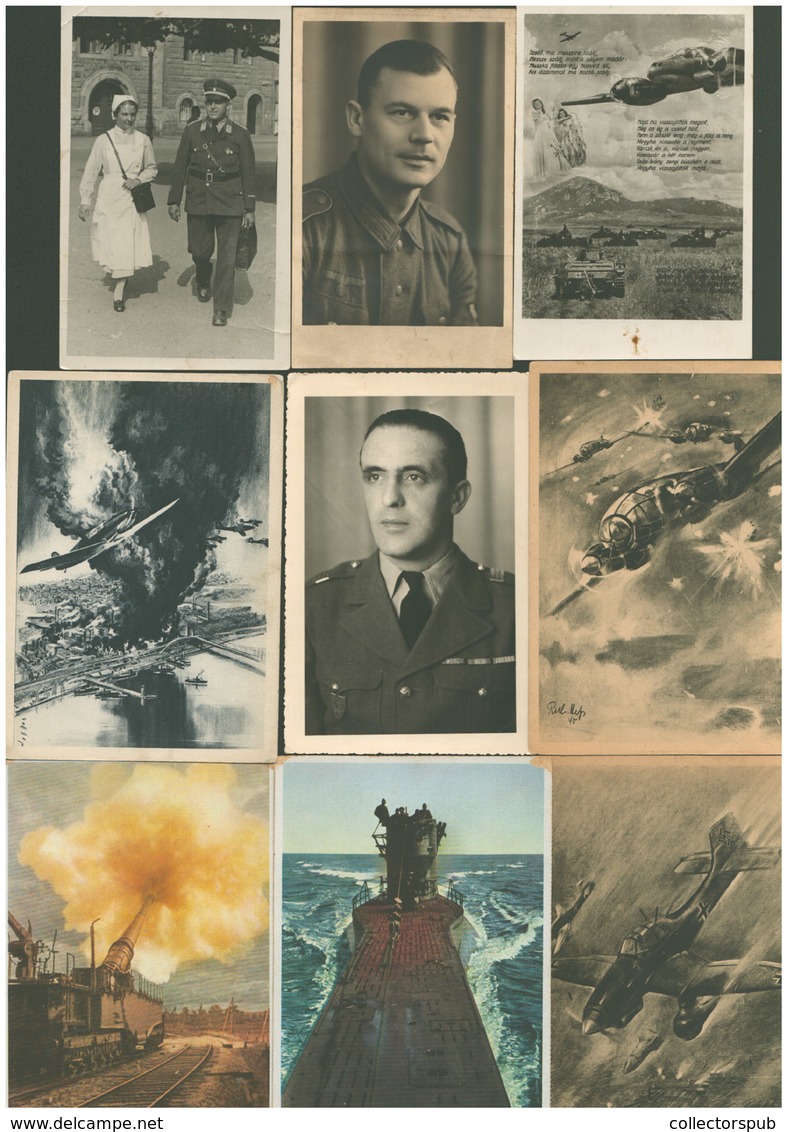NÉMETORSZÁG  II.VH. TÉTEL 23 Db Képeslap (jó Minőség)  /  GERMANY WW II. BUNDLE 32 Vintage Pic. P.cards Good Cond. - Collections & Lots