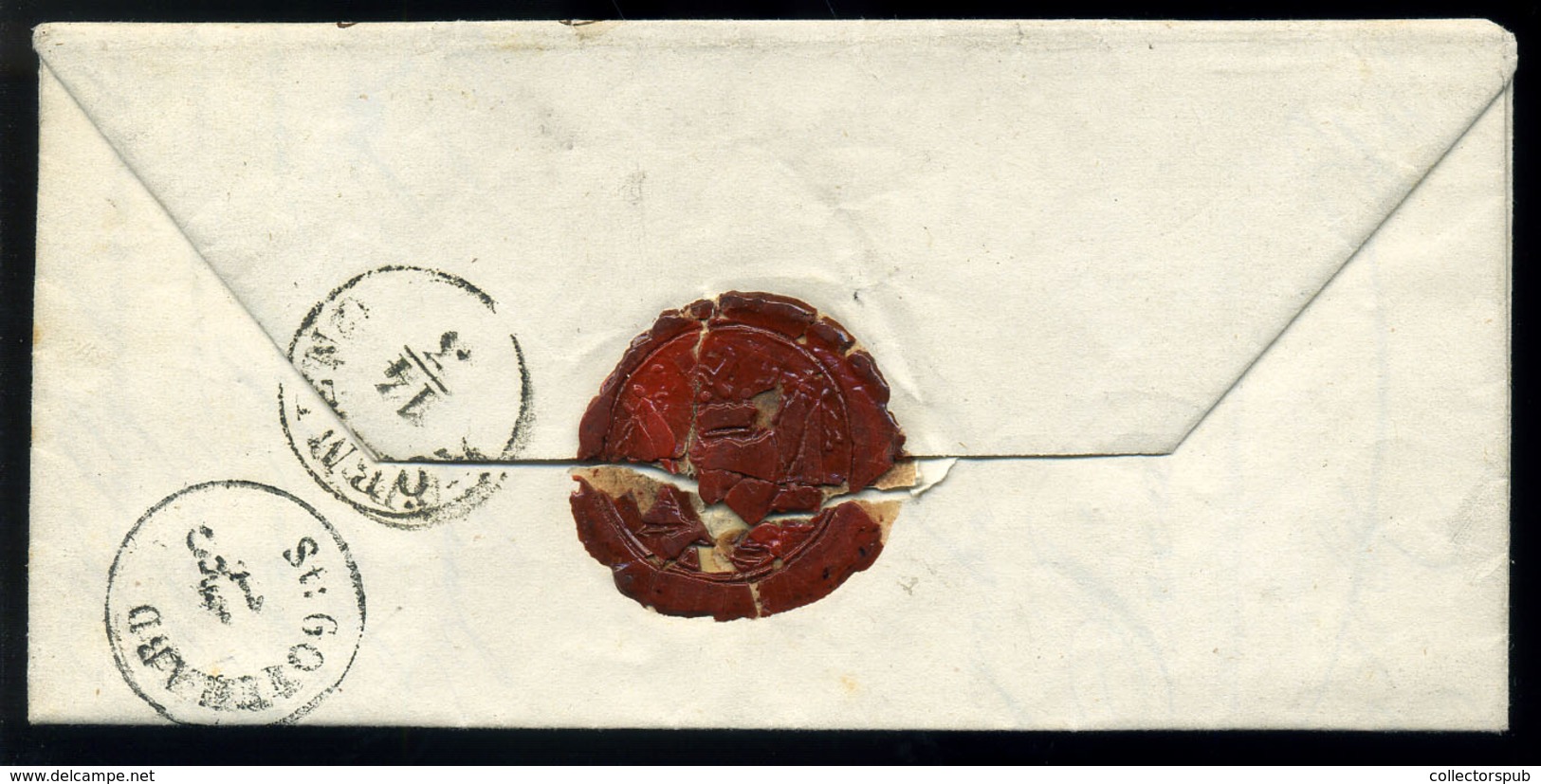 NAGYSZOMBAT 1867.03. Bélyeg Nélküli (!) Levél, Tartalommal "TYRNAU" Szentgotthárdra Küldve, érdekes! - Used Stamps