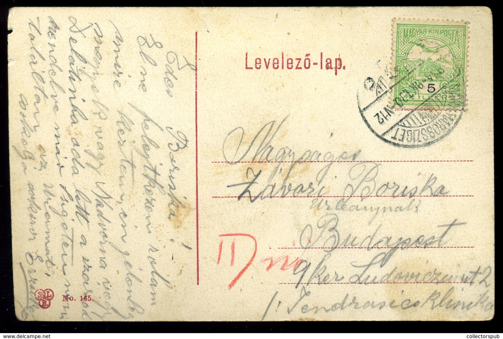 Hűvösvölgyi Villamos-vasút Vég-állomás, Régi Képeslap1910.  /  Electric Train Terminus Vintage Pic. P.card - Hongrie