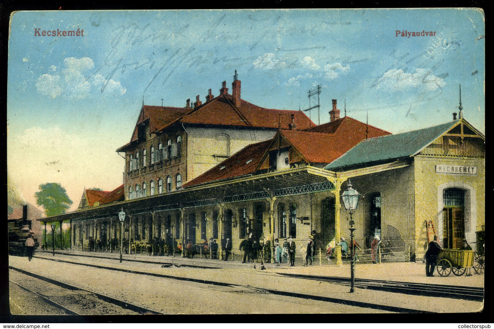 KECSKEMÉT  Pályaudvar, Régi Képeslap 1916. - Ungarn