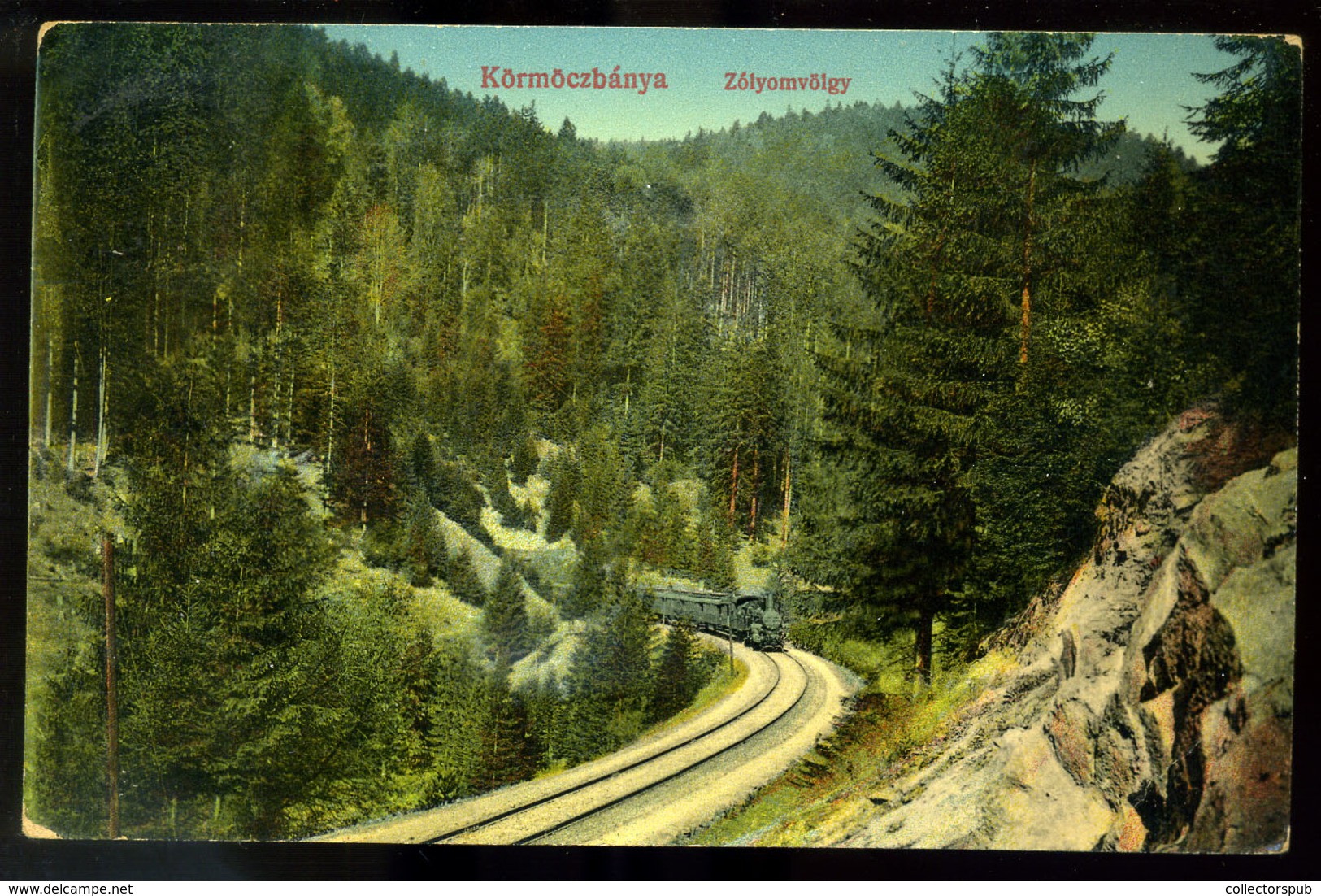 KÖRMÖCBÁNYA 1917. Vasú, Régi Képeslap   /  Train Vintage Pic. P.card - Ungheria