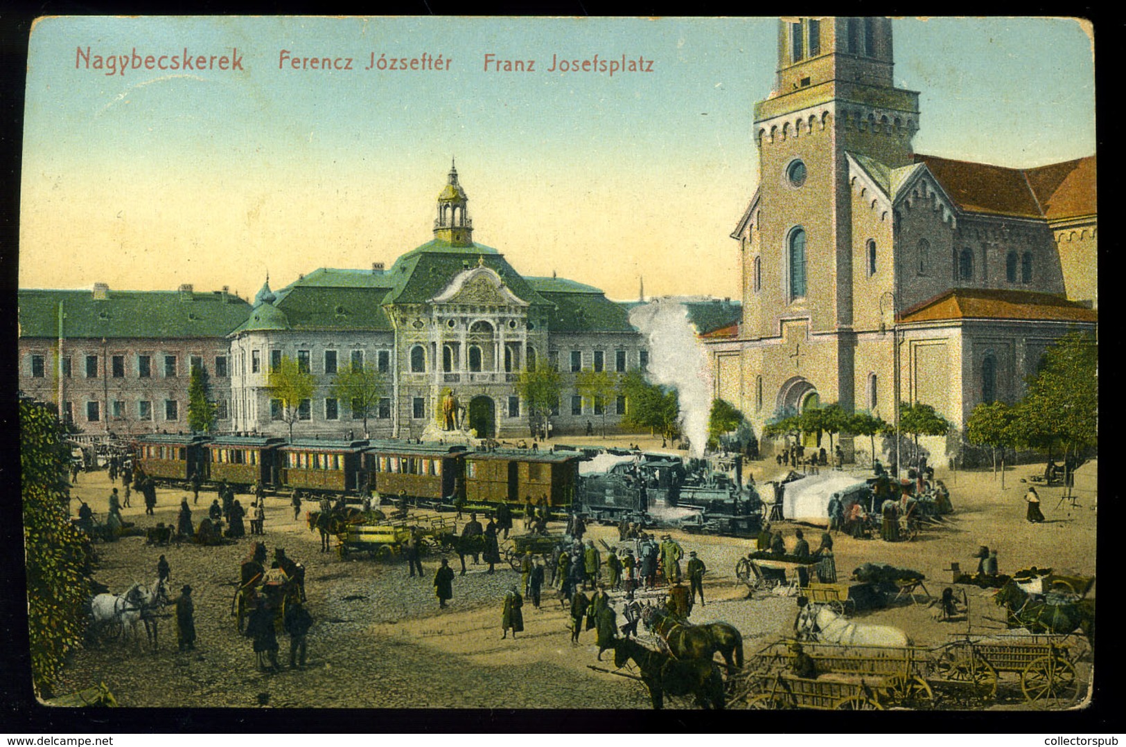 NAGYBECSKEREK 1911. Régi Képeslap, Vasút  /  Vintage Pic. P.card Rail - Hungary