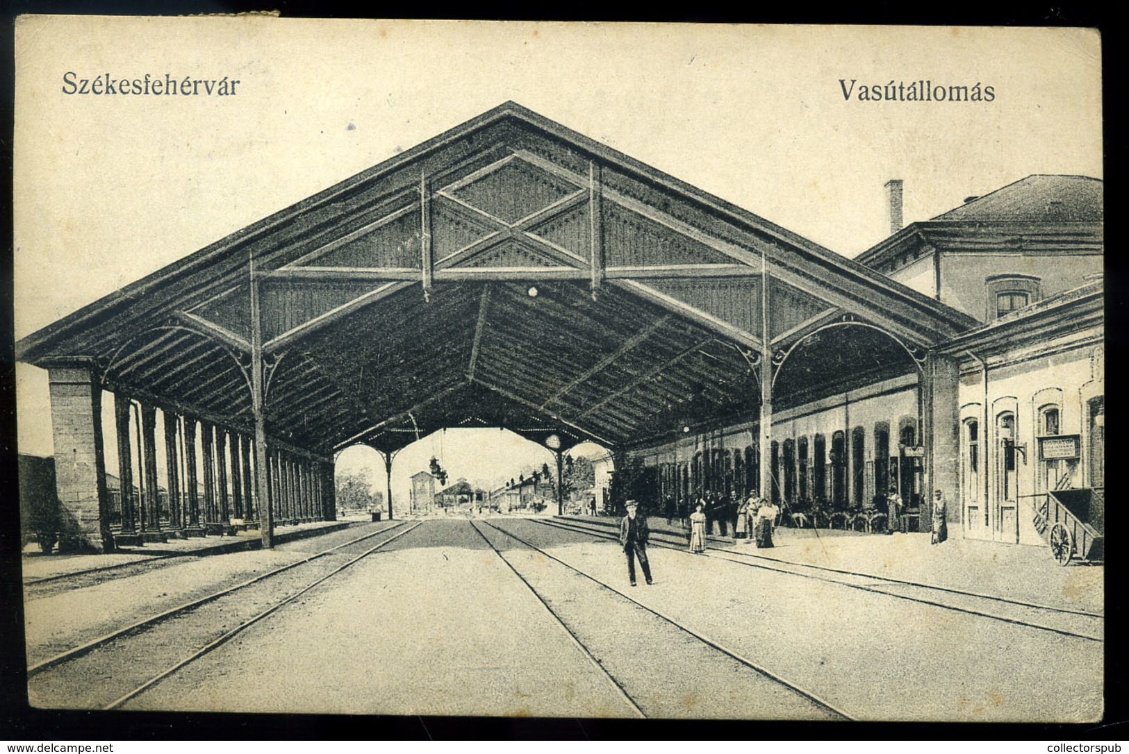 SZÉKESFEHÉRVÁR Vasútállomás, Régi Képeslap  /  Train Station  Vintage Pic. P.card - Ungheria