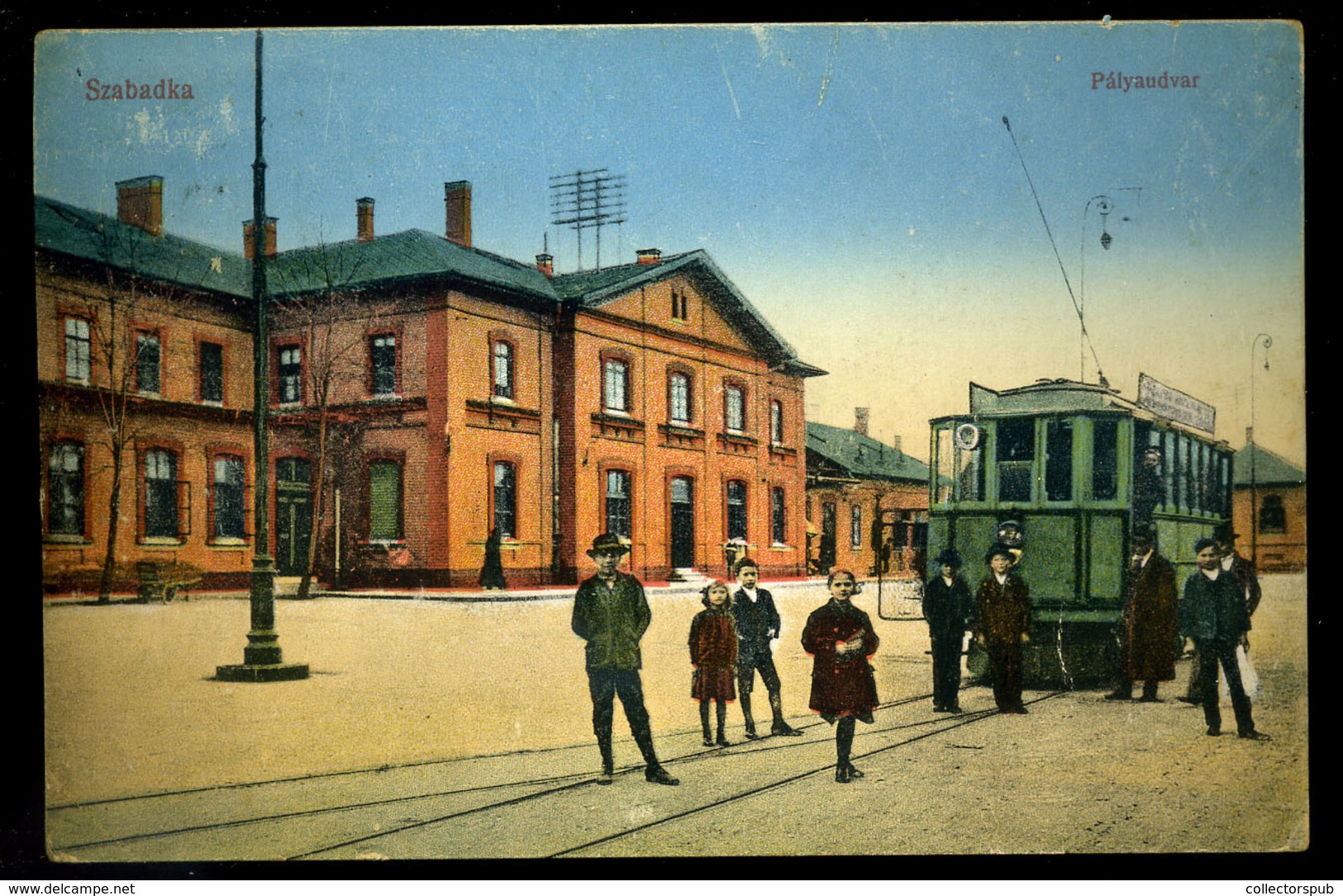 SZABADKA 1915. Pályaudvar Régi Képeslap  /  Train Station Vintage Pic. P.card - Ungarn