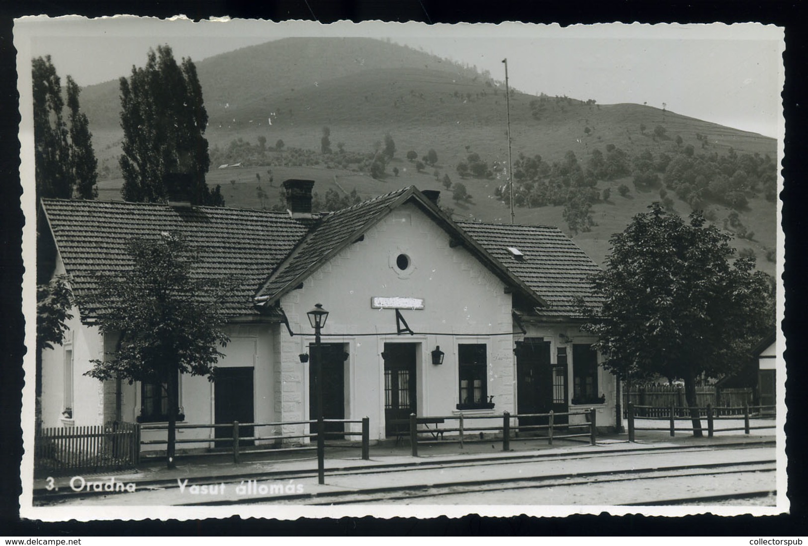 ÓRADNA Vasútállomás, Régi Képeslap  /  Train Station Vintage Pic. P.card - Oblitérés