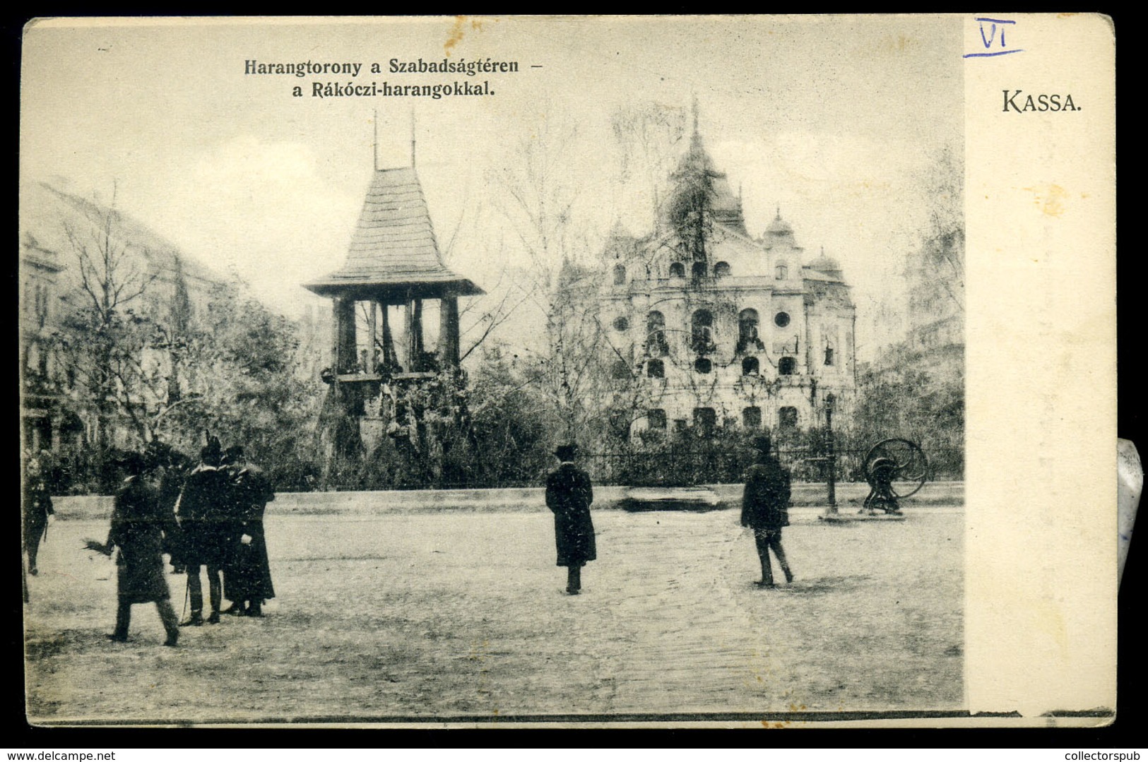 KASSA , Rákóczy, Harangtorony ,régi Képeslap  /  Rákóczy Bell Tower Vintage Pic. P.card - Used Stamps