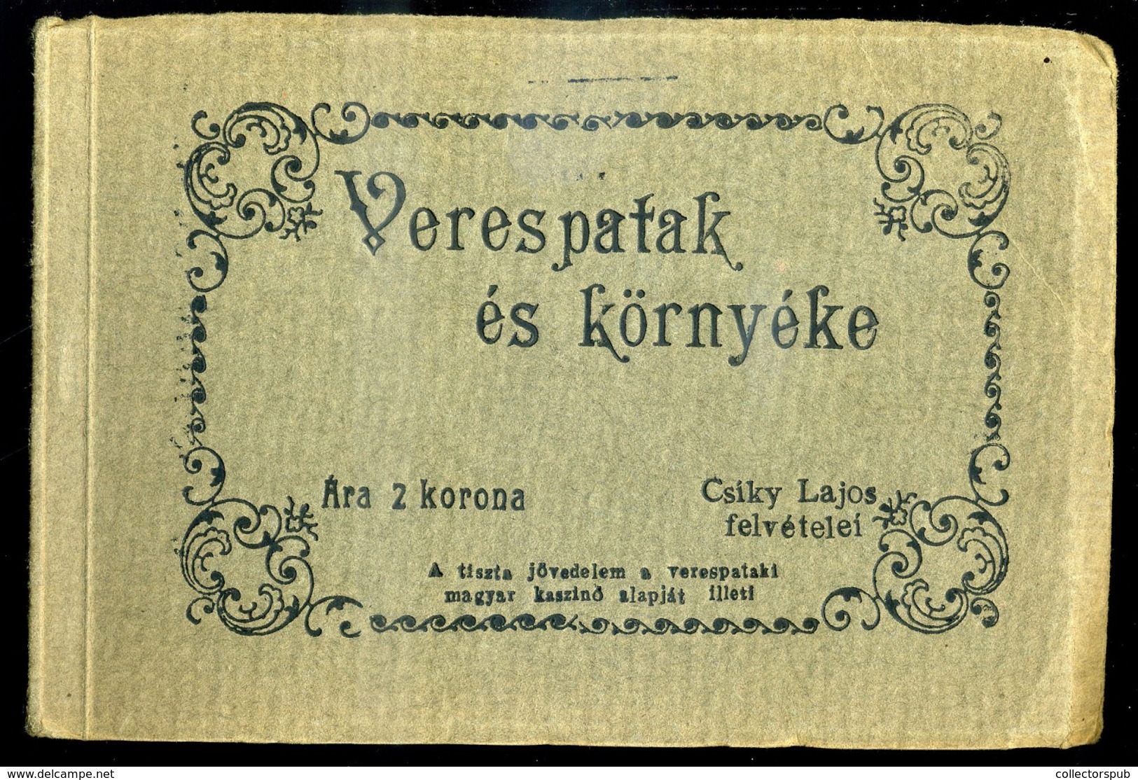 Verespatak Környéke. Csíky Lajos Felvételei 1907.  17 T. Fotó, Szép állapotban! Jó Darab! - Altri & Non Classificati