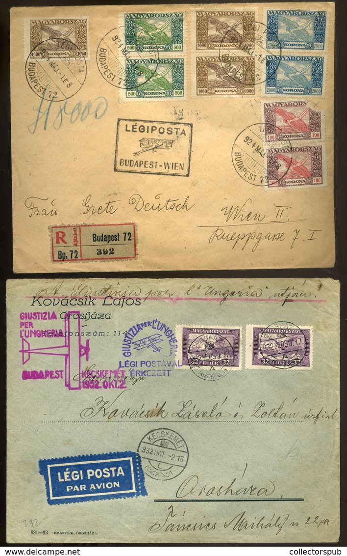 1924-35. 5Db Légi Levél, Jó Tétel! - Covers & Documents