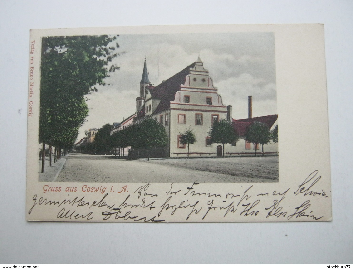 COSWIG  , Strasse Schöne Karte Um 1905 - Coswig