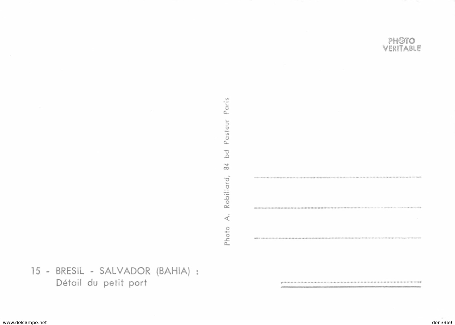 Brésil - Salvador De Bahia - Détail Du Petit Port - Voiliers - Salvador De Bahia