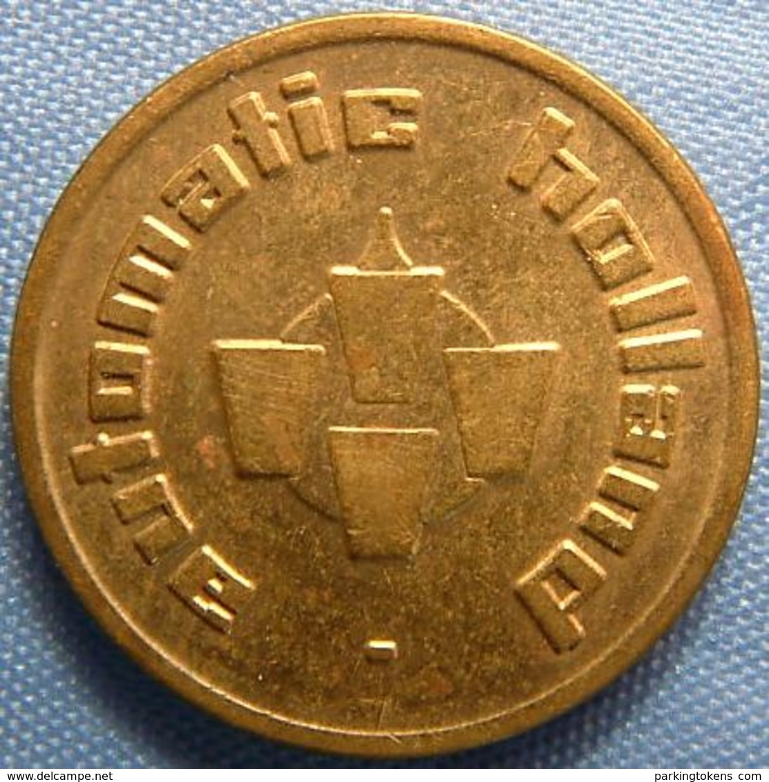 KB026-1c - AUTOMATIC HOLLAND 9 O'clock - Dordrecht - B 20.0mm - Koffie Machine Penning - Coffee Machine Token - Firma's