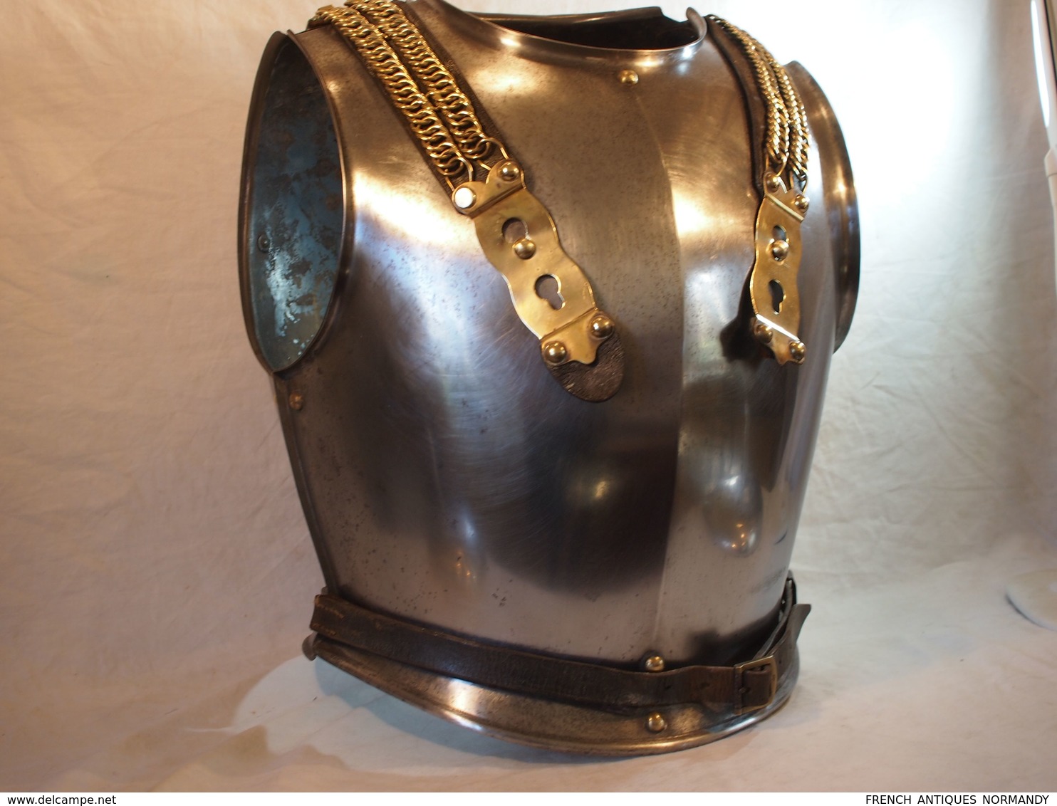 RARE Et Belle Cuirasse Authentique De Cuirassier Français époque Première Guerre - Armes Blanches