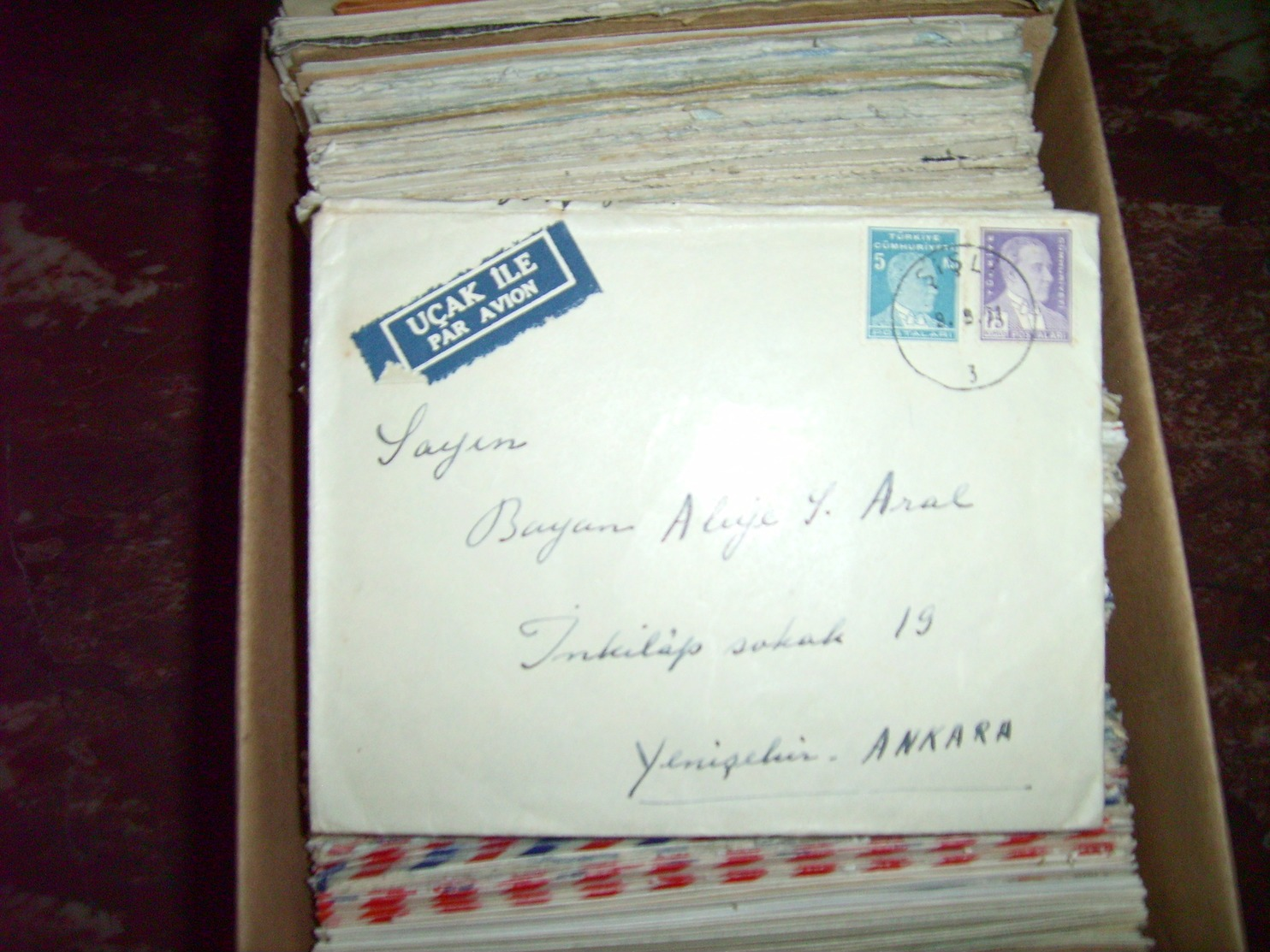 Briefekiste Türkei mit 400 Bedarfsbriefen und Bedarfskarten / Siehe 20 Photos