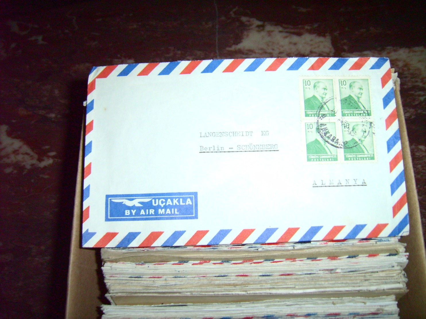 Briefekiste Türkei mit 400 Bedarfsbriefen und Bedarfskarten / Siehe 20 Photos