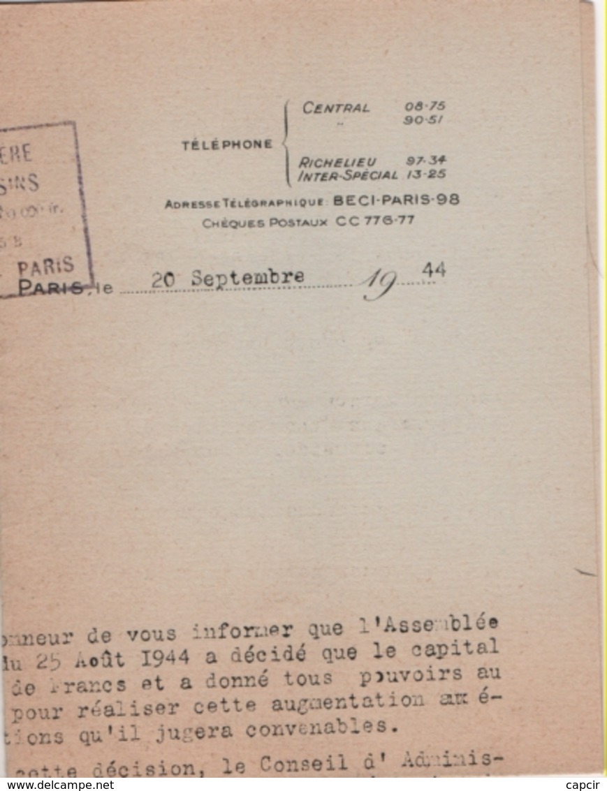 25 Septembre 1944. Enveloppe Adressé Après La Capitulation Allemande De Paris, à Un Juif Interné Depuis 1940 (2 Scannes) - Guerre De 1939-45