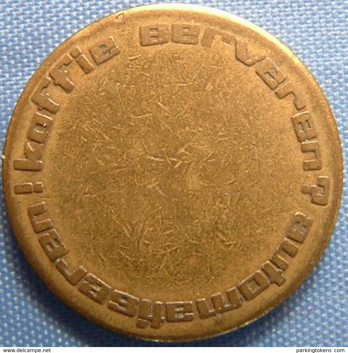 KB026-5 - AUTOMATIC HOLLAND Cups Incuse  - Dordrecht - B 20.0mm - Koffie Machine Penning - Coffee Machine Token - Firma's