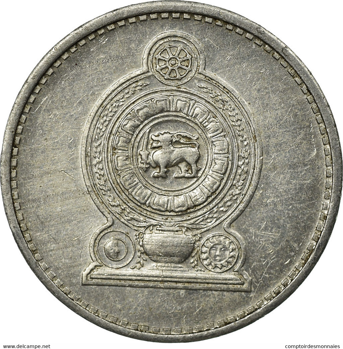 Monnaie, Sri Lanka, Cent, 1975, TTB, Aluminium, KM:137 - Sri Lanka