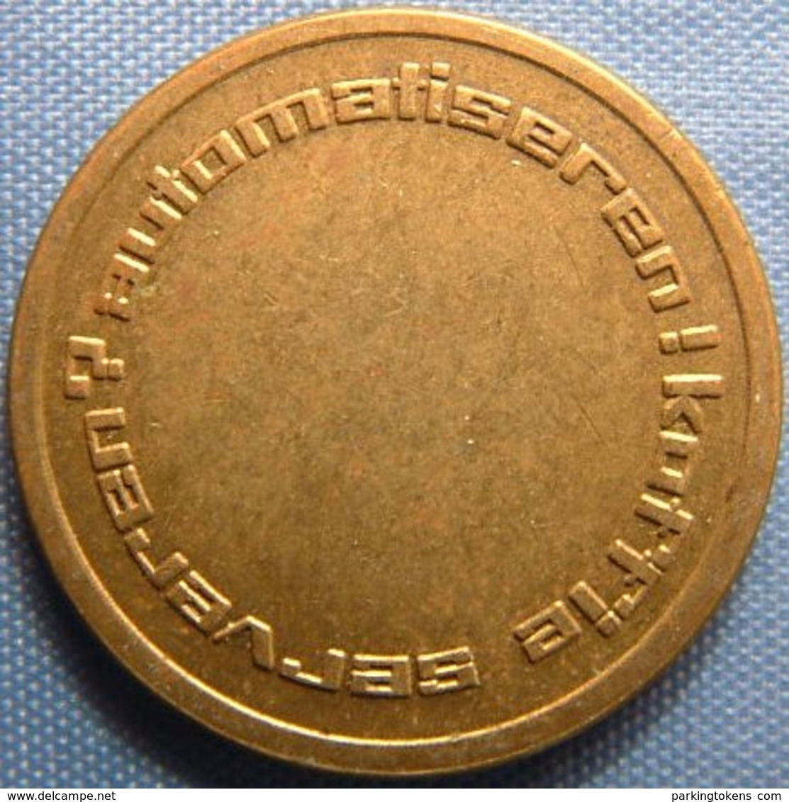 KB026-6b - AUTOMATIC HOLLAND 6 O'clock  - Dordrecht - B 22.0mm - Koffie Machine Penning - Coffee Machine Token - Profesionales/De Sociedad