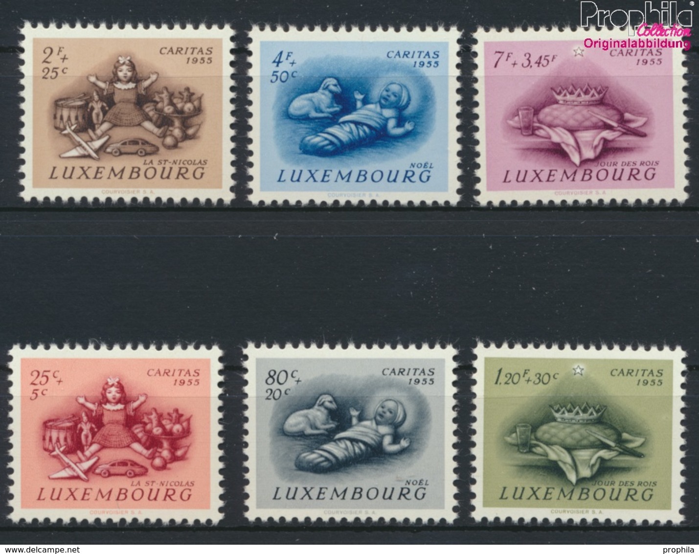 Luxemburg 541-546 (kompl.Ausg.) Postfrisch 1955 Brauchtum (9256330 - Ongebruikt