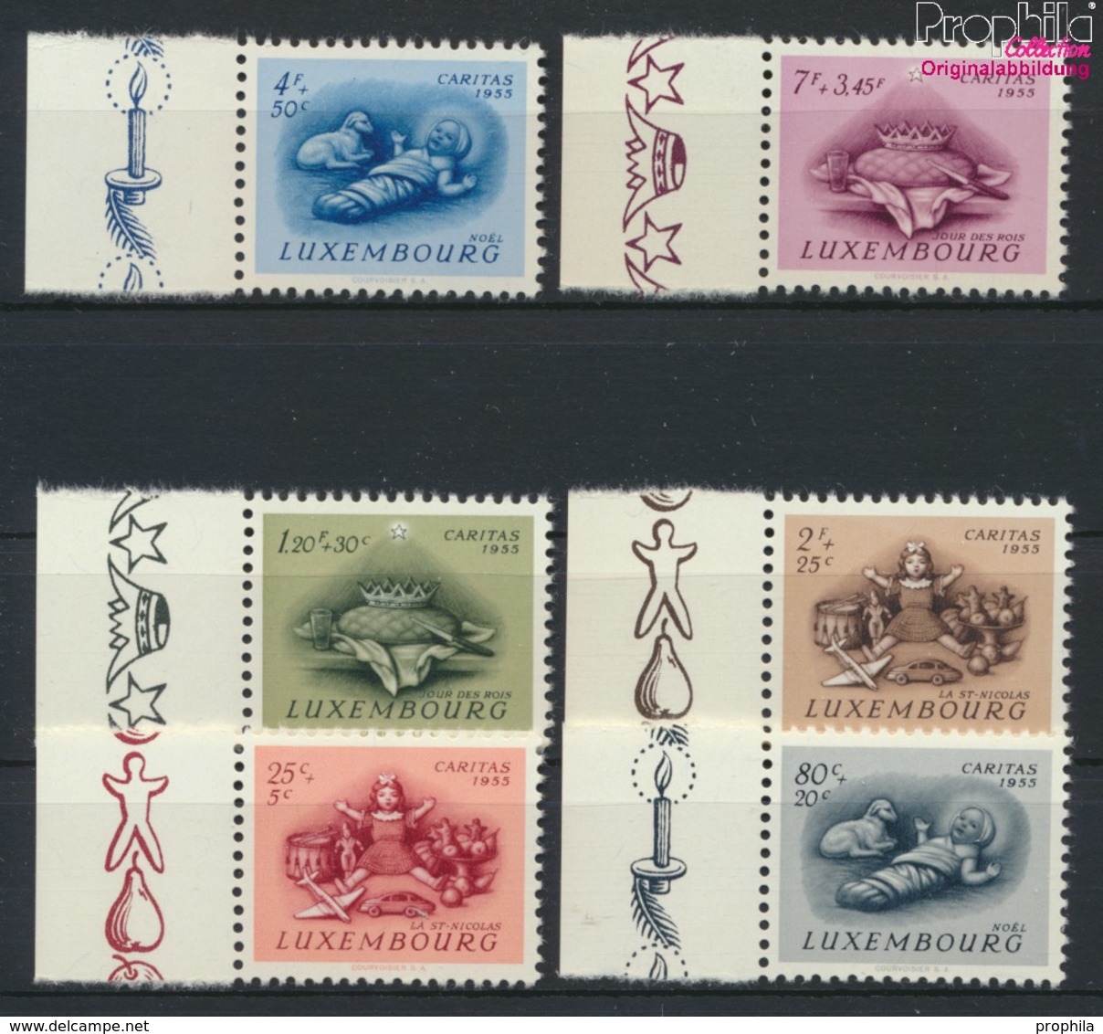 Luxemburg 541-546 (kompl.Ausg.) Postfrisch 1955 Brauchtum (9256341 - Neufs