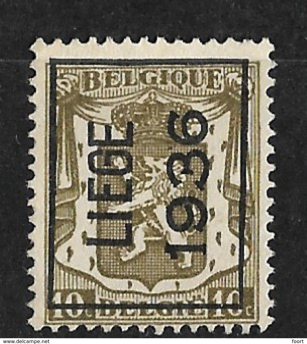 Luik 1936 Typo Nr. 315A - Typos 1936-51 (Petit Sceau)