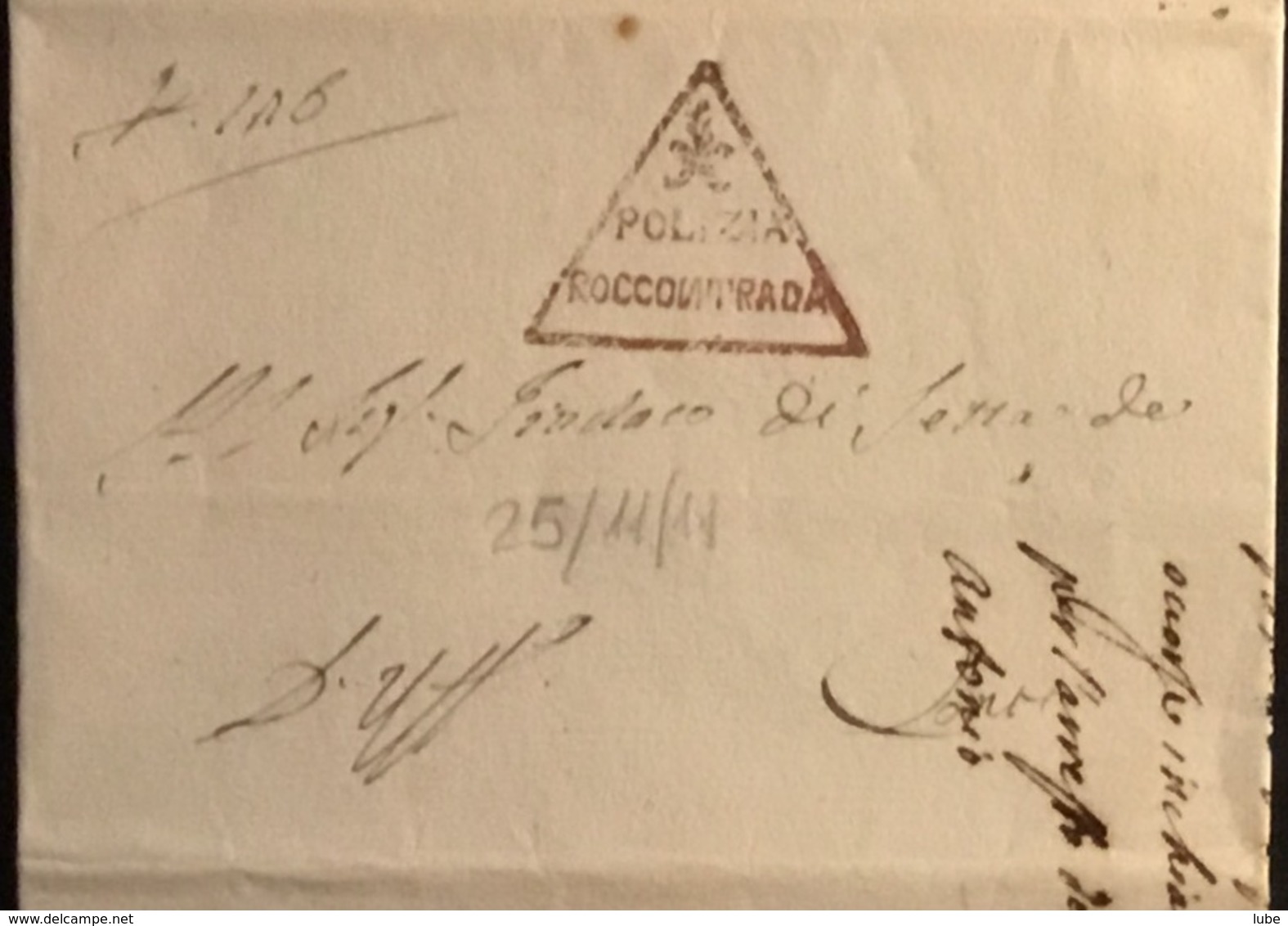 1811 ROCCACONTRADA PER SERRA DE CONTI - 1. ...-1850 Prefilatelia