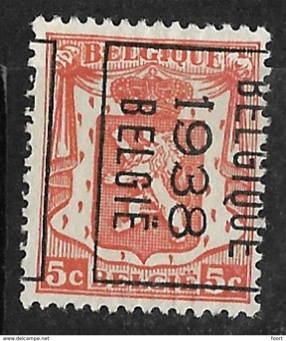 België 1938 Typo Nr. 331B - Typos 1936-51 (Petit Sceau)