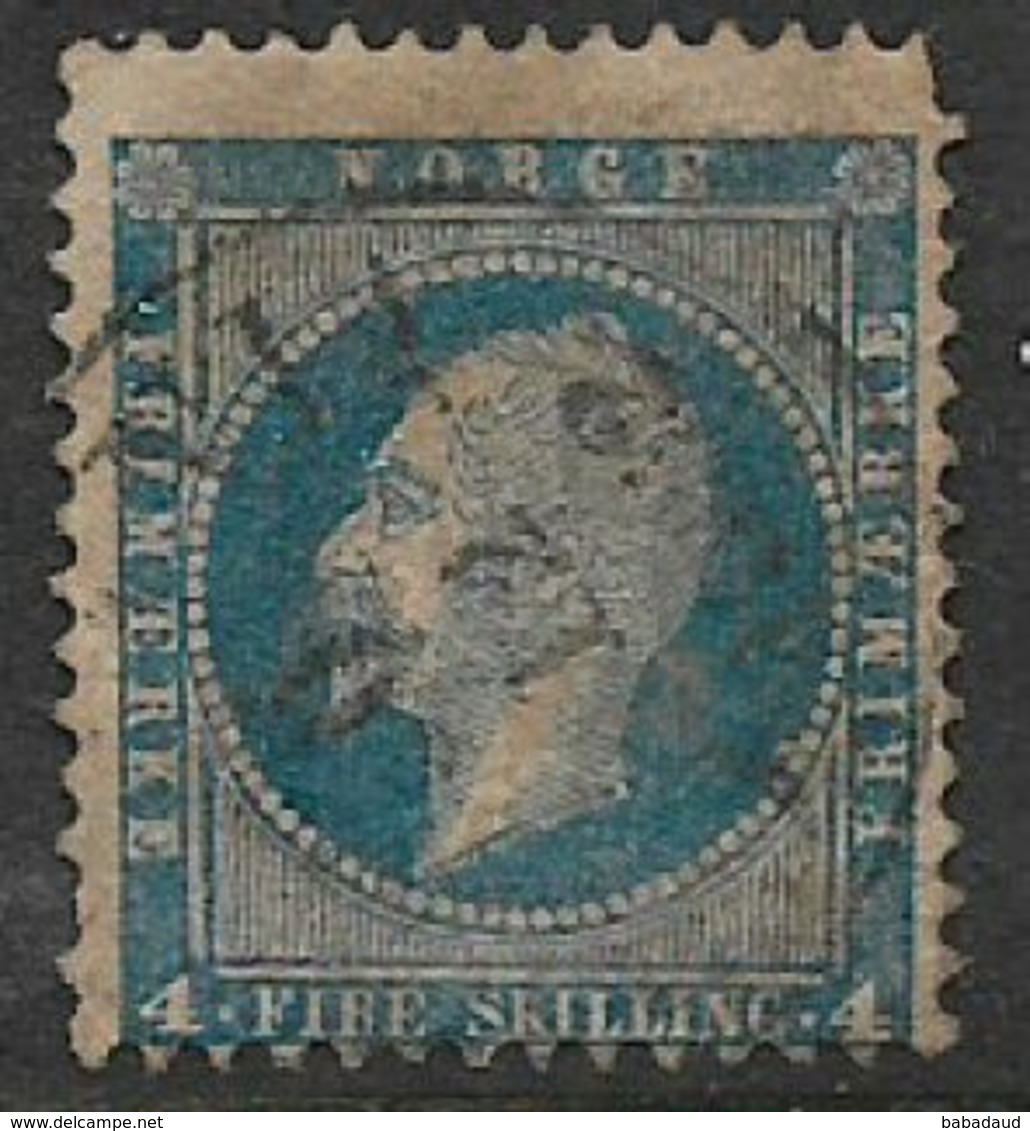 Norway, 1856, 4s, Blue, Used - Used Stamps