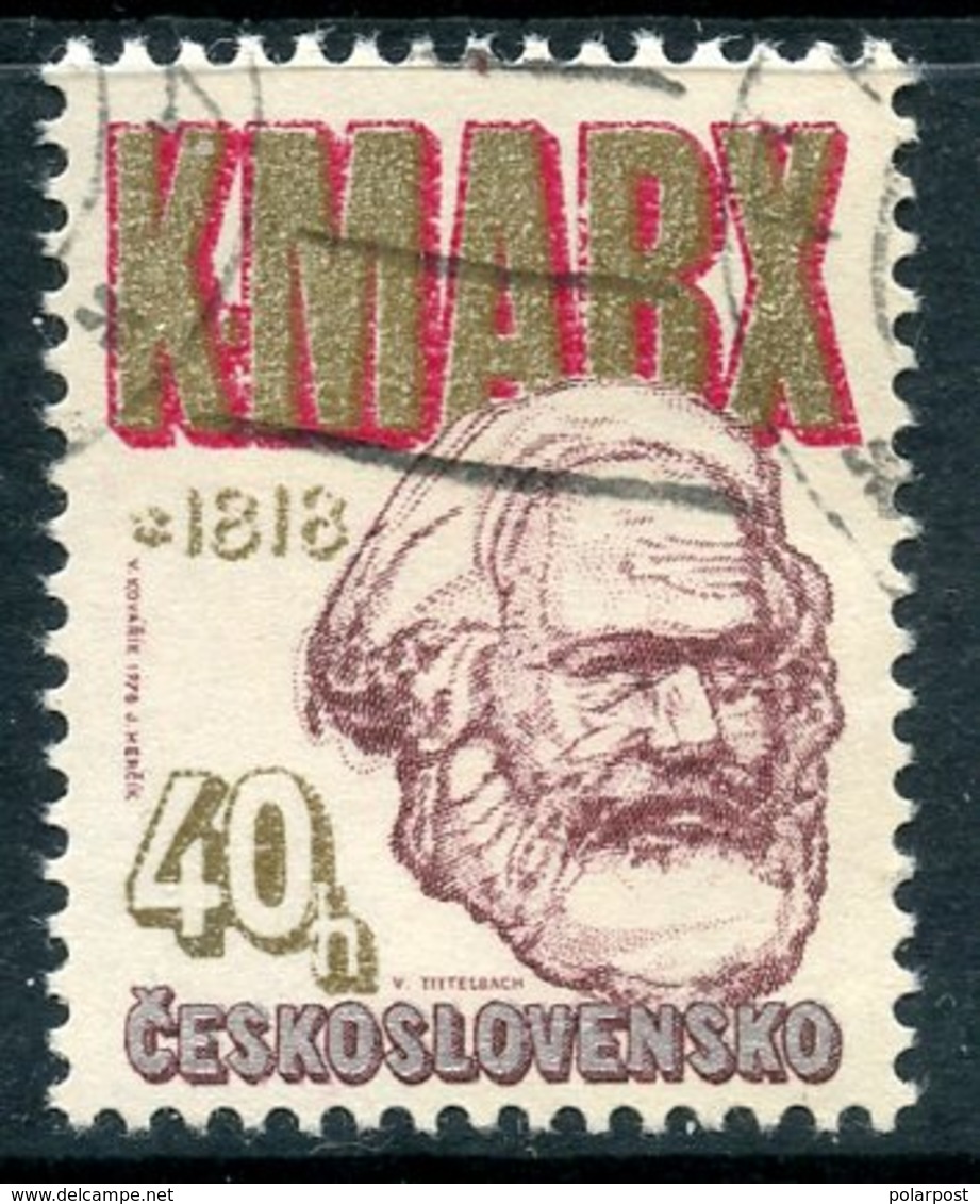 Y85 CZECHOSLOVAKIA 1978 2422 Karl Marx - Karl Marx