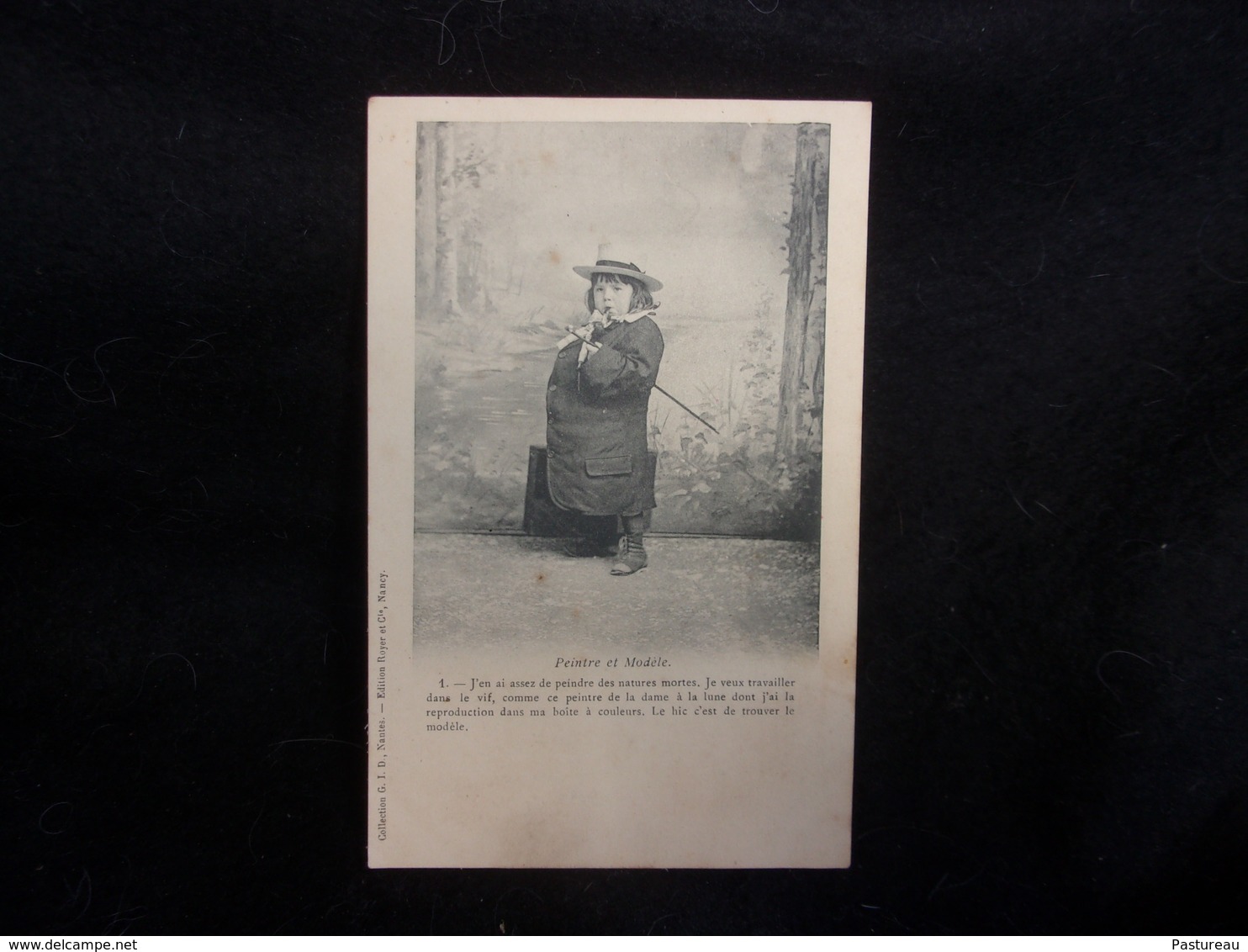 Avant 1903. Arts .Série "  Peintre  Et Modèle " N° 1 .Edition Royer , Nancy.Voir 2 Scans . - Autres & Non Classés