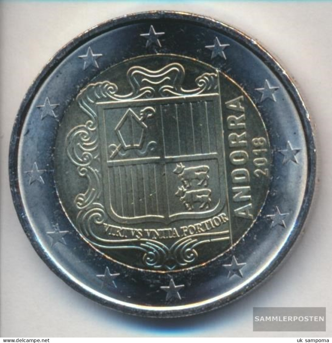 Andorra And 9 2018 Stgl./unzirkuliert Stgl./unzirkuliert 2018 2 Euro Kursmünze - Andorra