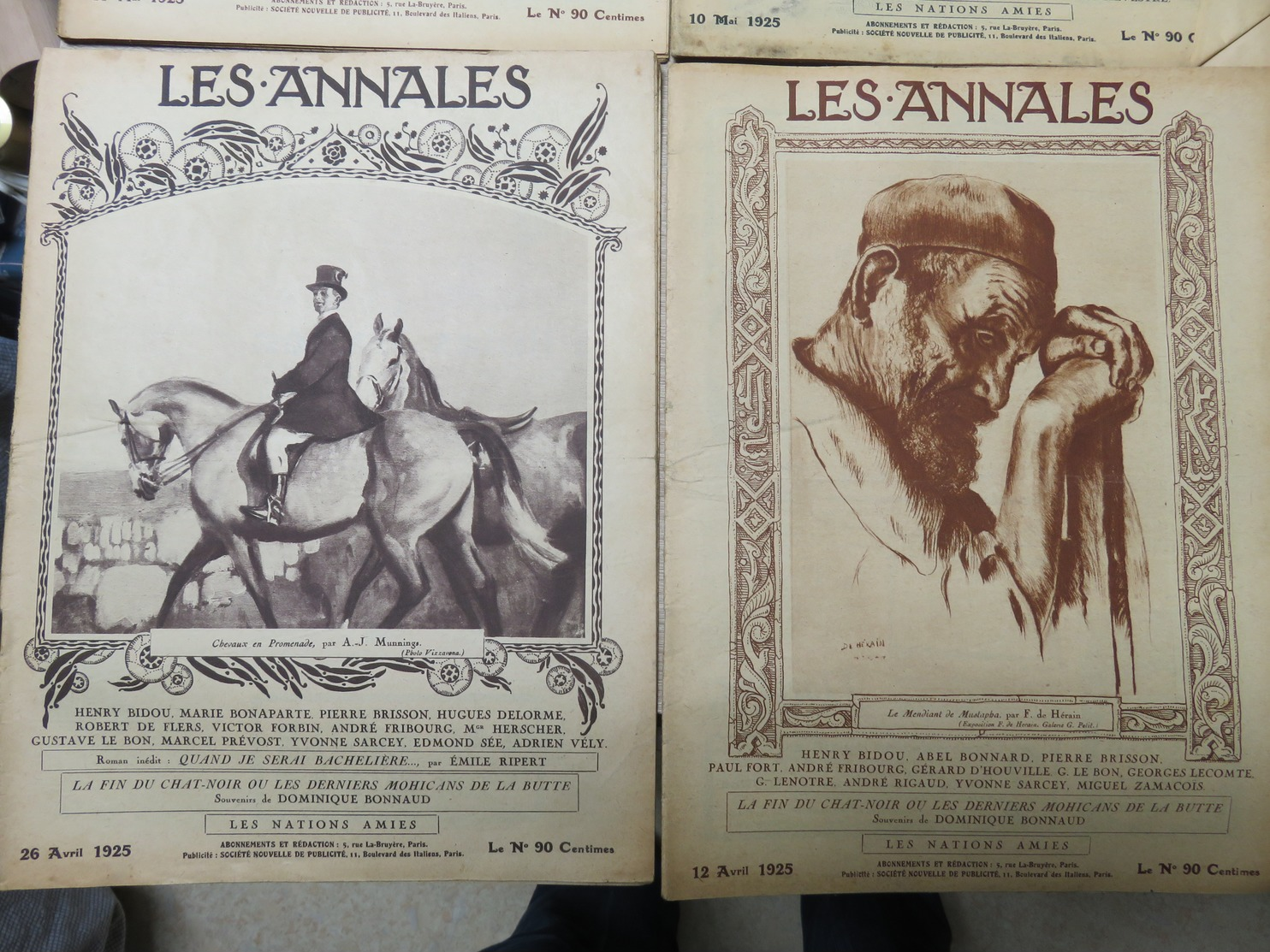 RARE et beau Lot 36 magazines " Les Annales " 1920 a 1928  - avec pièce de Théâtre - MISE A PRIX 35€ ! Bonne enchères