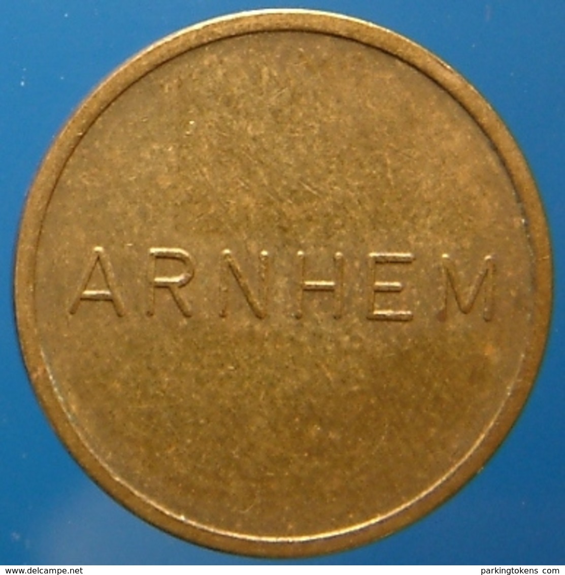 KB040-1a - BAPTISTA (horizontal) ARNHEM - Arnhem - B 22.0mm - Koffie Machine Penning - Coffee Machine Token - Profesionales/De Sociedad