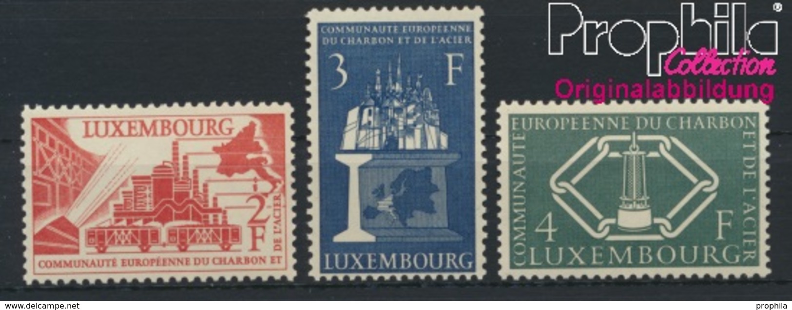 Luxemburg 552-554 (kompl.Ausg.) Postfrisch 1956 Montanunion (8985365 - Ungebraucht