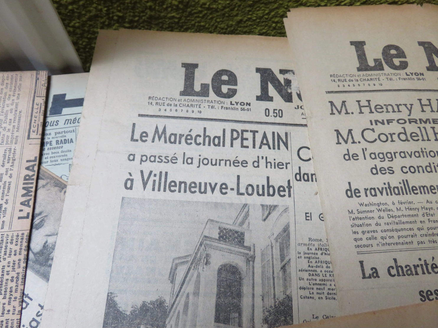 Rare et beau lot de 32 Journaux 2 ème guerre mondiale années 1941 1942 WW2 ww1 - MISE A PRIX 1€ ! pensez à regrouper vo