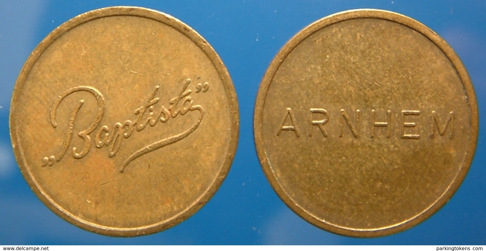 KB040-1b - BAPTISTA (lifted) ARNHEM - Arnhem - B 22.0mm - Koffie Machine Penning - Coffee Machine Token - Professionali/Di Società