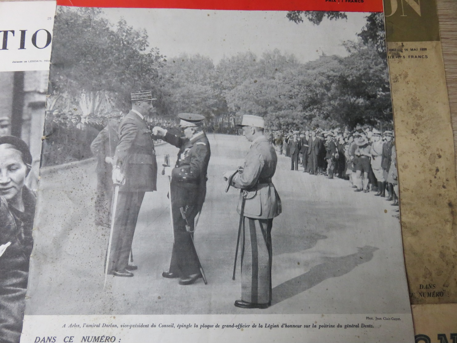 lot de grands magazines L'ILLUSTRATION  x 12 / 1938 - 1939 - 1941 WW2 - Troupes Allemandes - Vive Pétain - Militaire