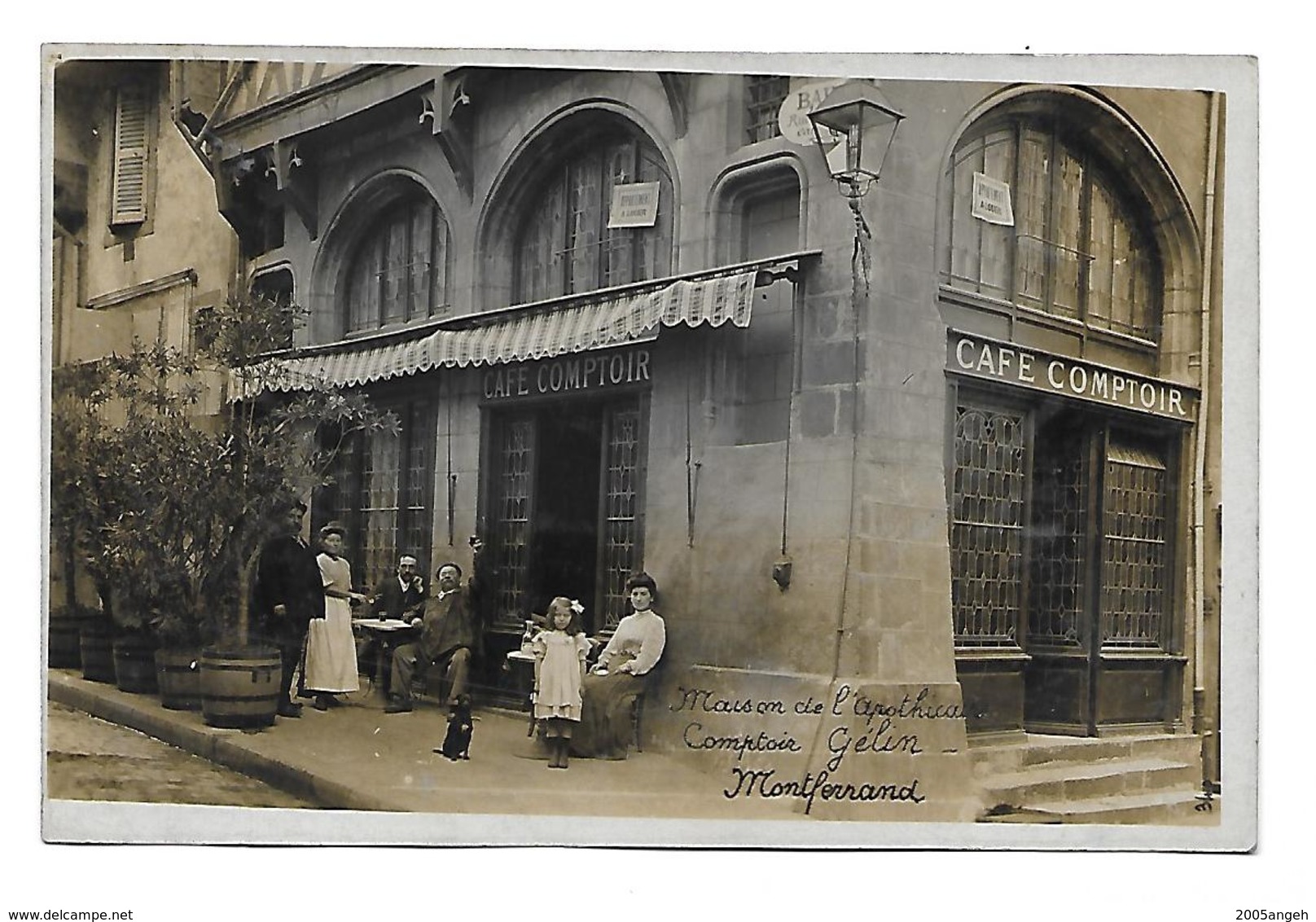 25 Dép.- Carte Postale Photo - Montferrand - Maison De L'Apothicaire Comptoir Gélin - Café Comptoir - Carte Postale Non - Autres & Non Classés