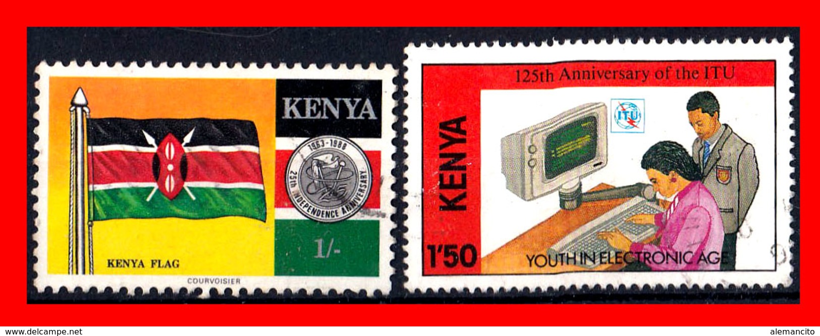 KENIA (AFRICA)  SELLOS AÑO 1963-90 - Kenia (1963-...)