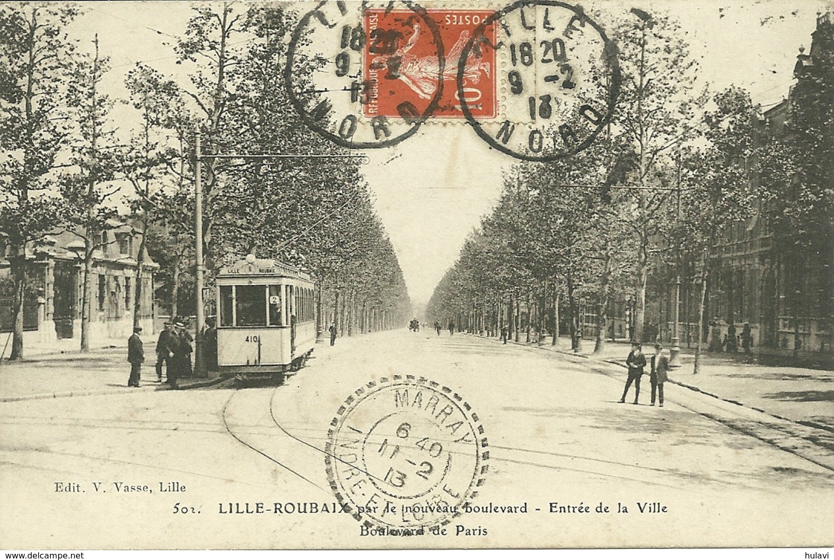 59  LILLE - ROUBAIX PAR LE NOUVEAU BOULEVARD - ENTREE DE LA VILLE (ref 5641) - Lille