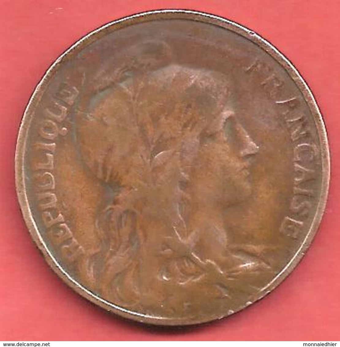 10 Centimes , DANIEL DUPUIS , Bronze , 1915 , N° F # 136.26 - Autres & Non Classés