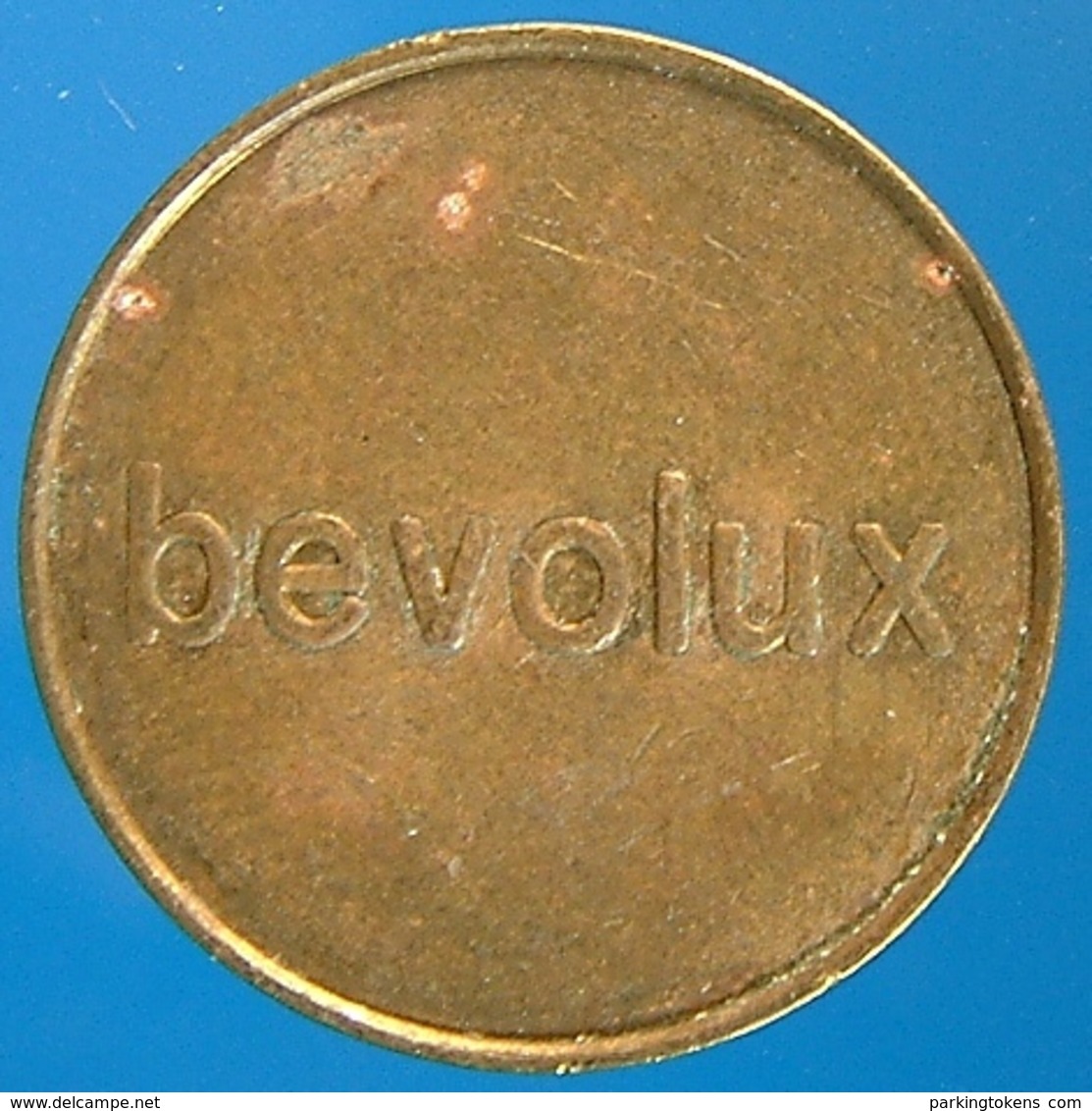 KB048-1b - BEVOLUX - Tilburg (thin Rim Small Letters) - B 20.0mm - Koffie Machine Penning - Coffee Machine Token - Firma's