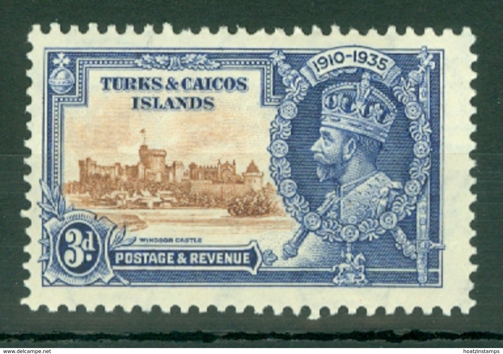 Turks & Caicos Is: 1935   Silver Jubilee  SG188    3d    MH - Turks And Caicos