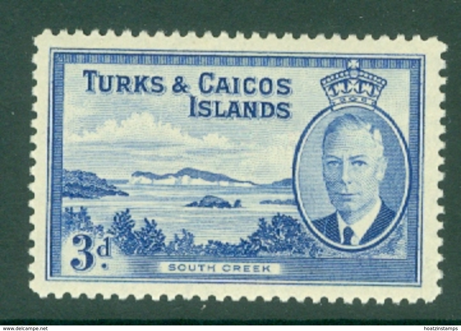 Turks & Caicos Is: 1950   KGVI   SG226    3d      MNH - Turks And Caicos