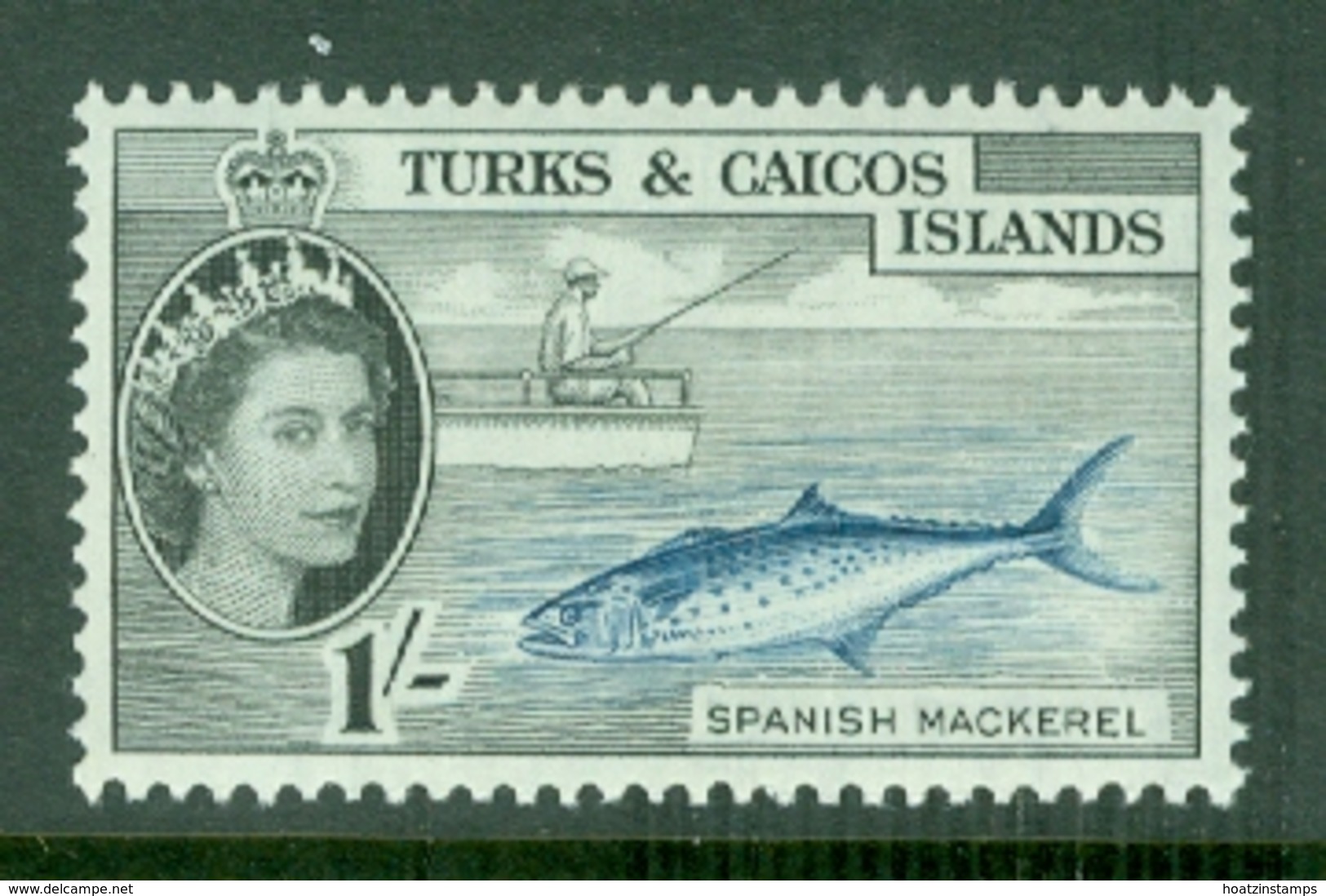 Turks & Caicos Is: 1957   QE II - Pictorial   SG246    1/-      MH - Turks And Caicos