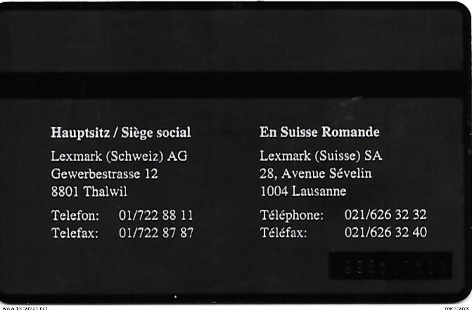 PTT P: KP-94/161 404L Lexmark - Schweiz